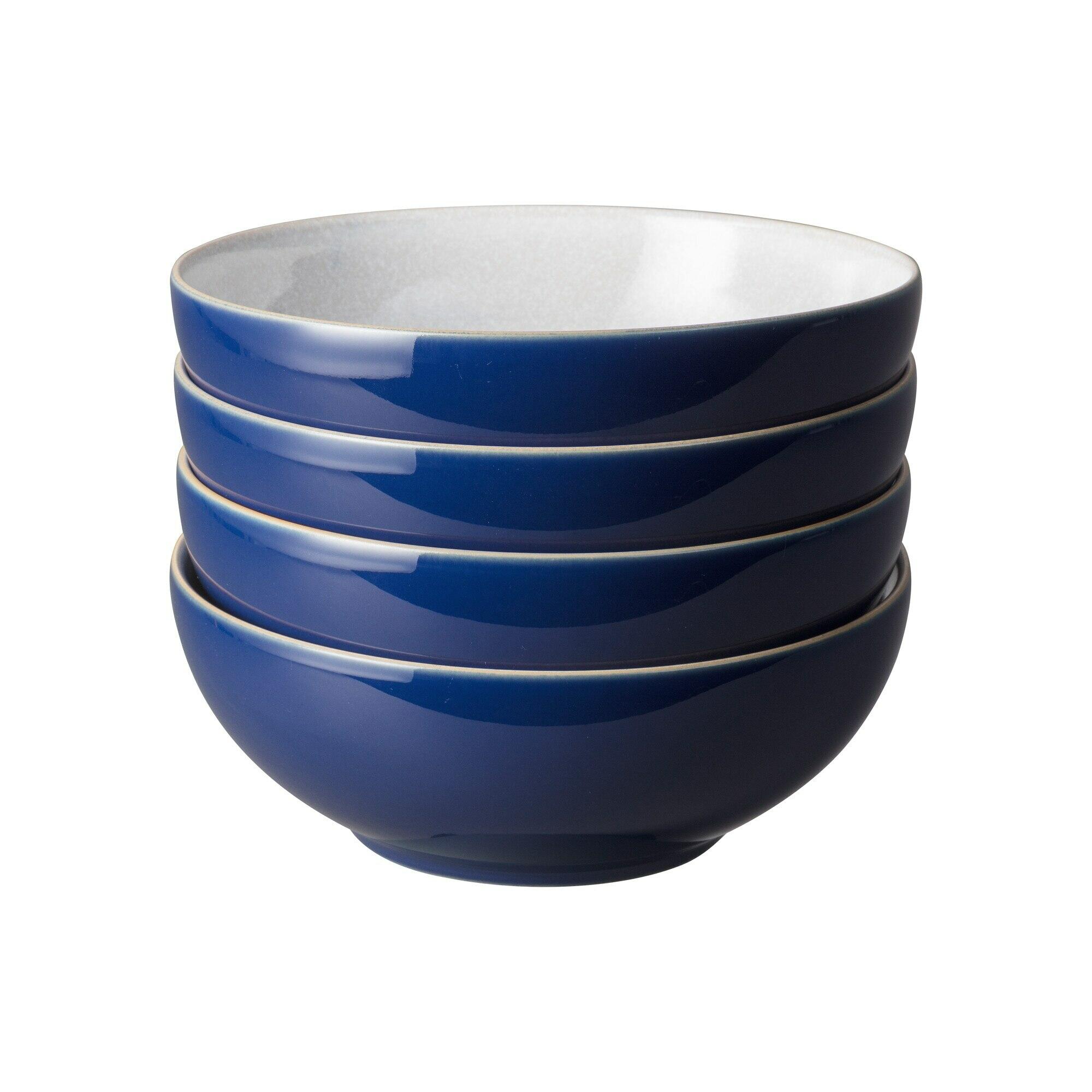 Elements Dark Blue 4Pc Cereal Bowl Set