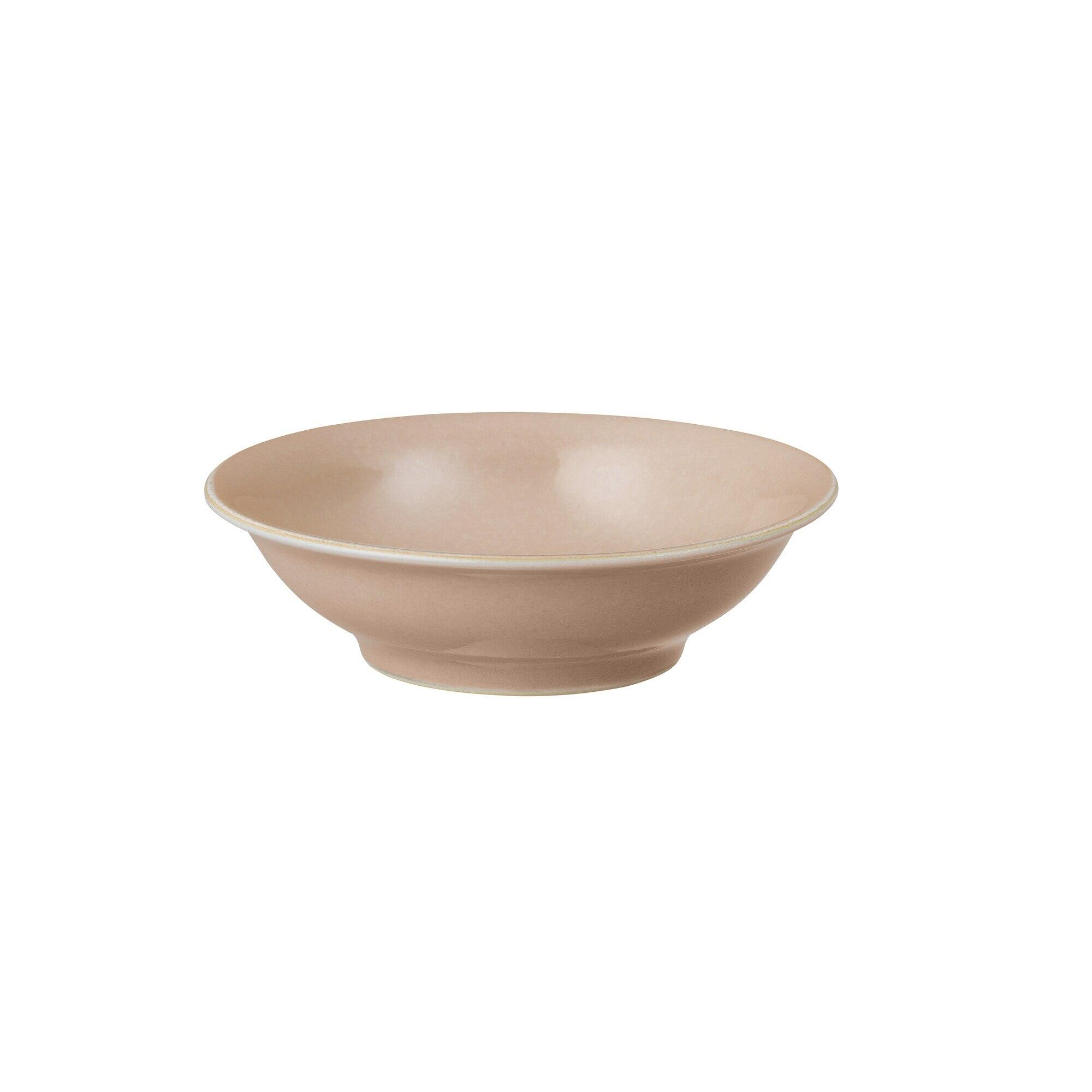 Elements Shell Peach Small Shallow Bowl