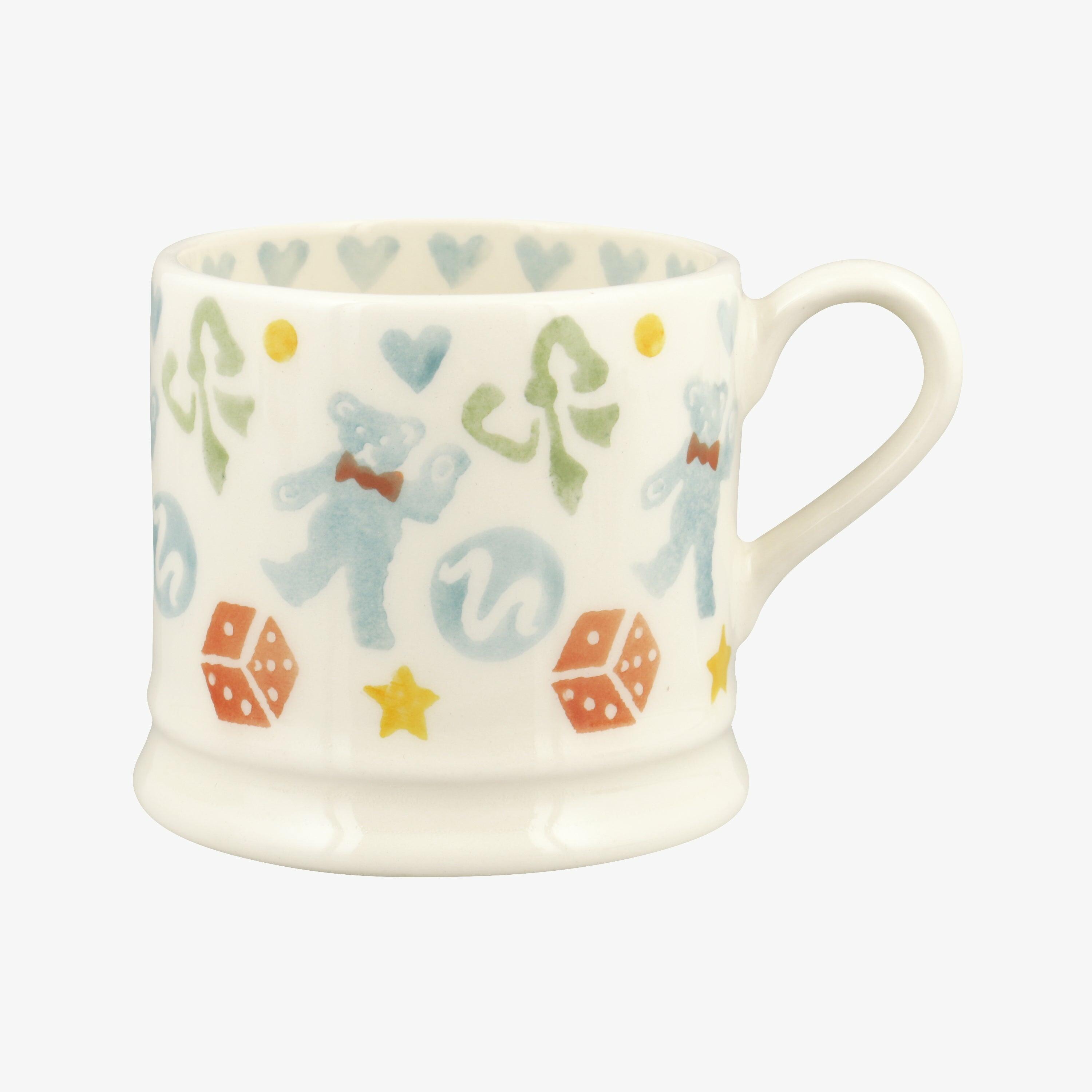 Emma Bridgewater  Seconds Toy Box Small Mug - Unique Handmade & Handpainted English Earthenware Tea/Coffee Mug