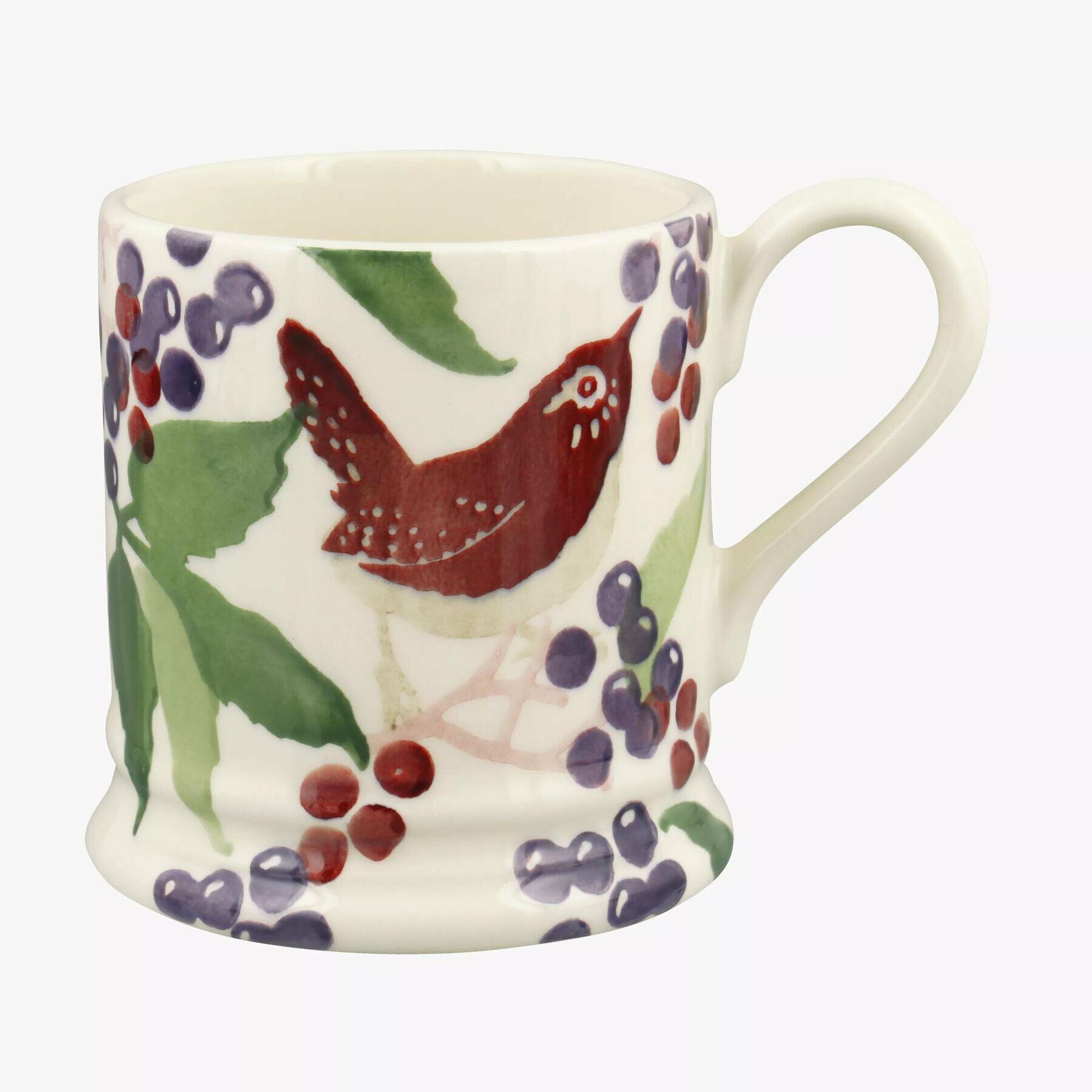 Elderberry 1/2 Pint Mug - Unique Handmade & Handpainted English Earthenware Tea/Coffee Mug  | Emma Bridgewater