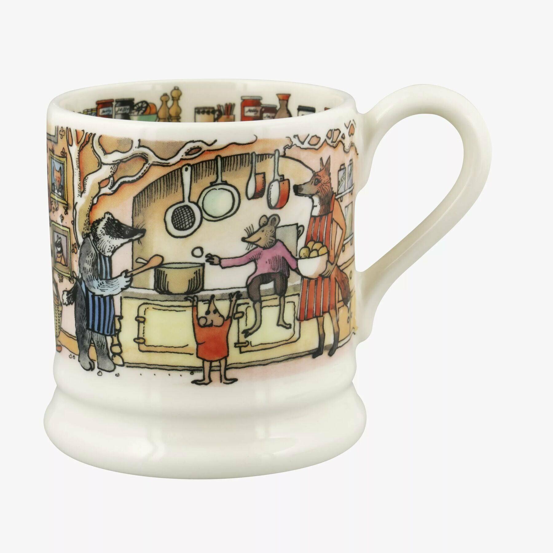 Emma Bridgewater  Jam & Jelly Making 1/2 Pint Mug - Unique Handmade & Handpainted English Earthenware Tea/Coffee Mug