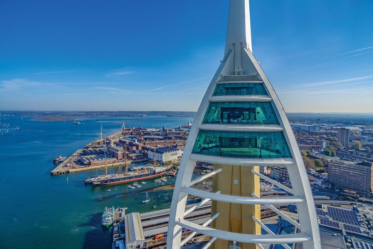 One Night Inn Break And Visit To Spinnaker Tower With Afternoon Tea For Two And Witness Amazing Views, Brave The Glass Sky Walk And More