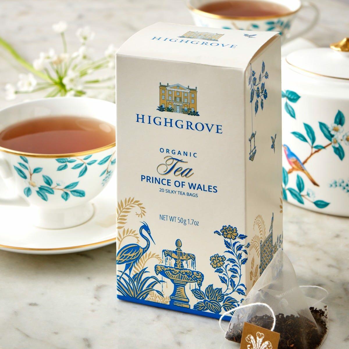 Organic Prince of Wales, Silky Tea Bags, Highgrove