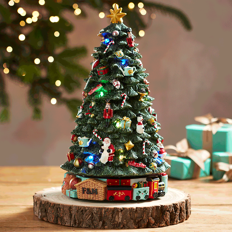 Animated Christmas Tree Decoration, Fortnum & Mason