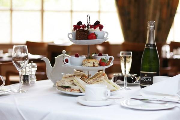 Sparkling Afternoon Tea for Two at Reigate Manor Hotel
