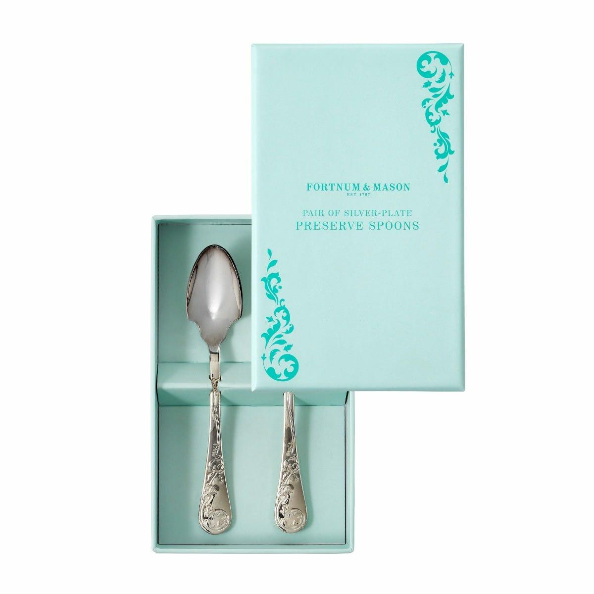Fortnum & Mason Silver-Plated Preserve Spoons, Set Of 2