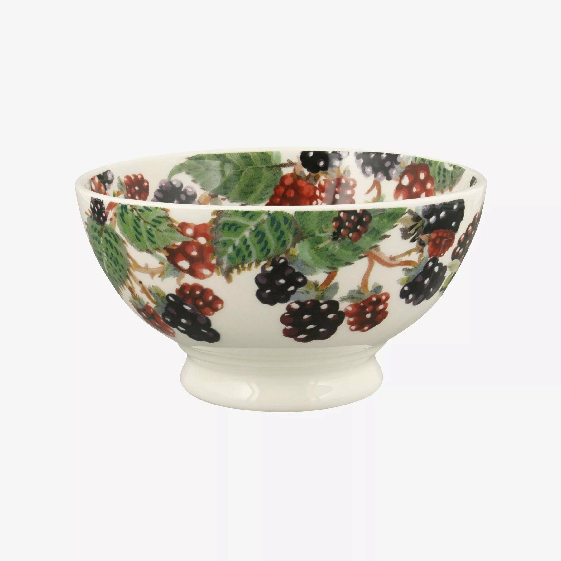 Blackberry French Bowl - Unique Handmade & Handpainted English Earthenware Decorative Plates  | Emma Bridgewater