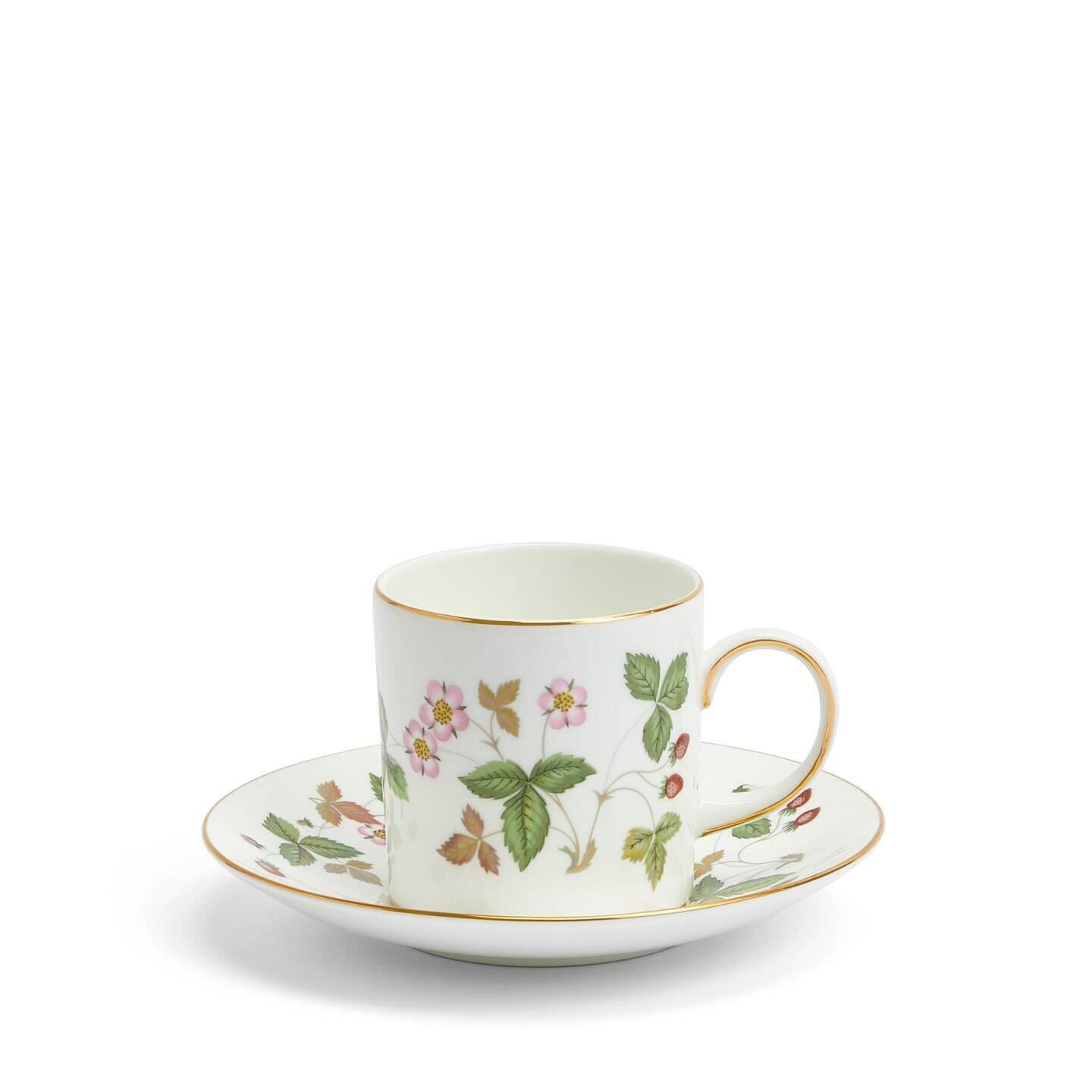 Wedgwood Wild Strawberry Coffee Cup & Saucer