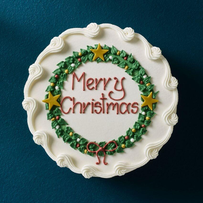 TRoyal Iced Merry Christmas Cake