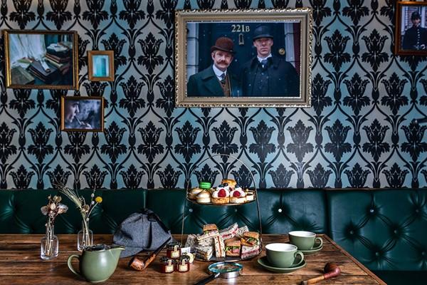 Sherlocks Mind Palace Afternoon Tea with Fizz and Mini Mystery for Two