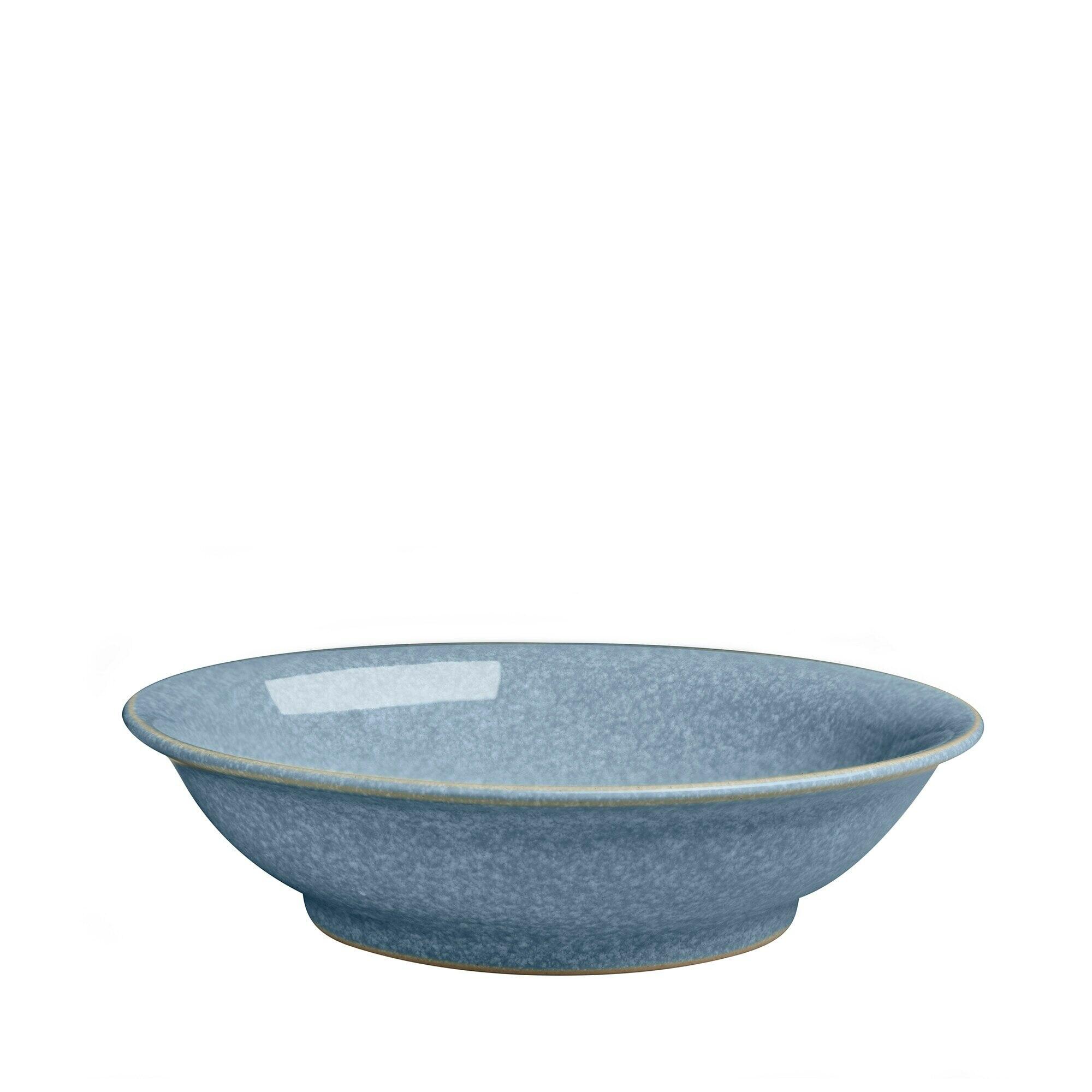 Elements Blue Medium Shallow Bowl