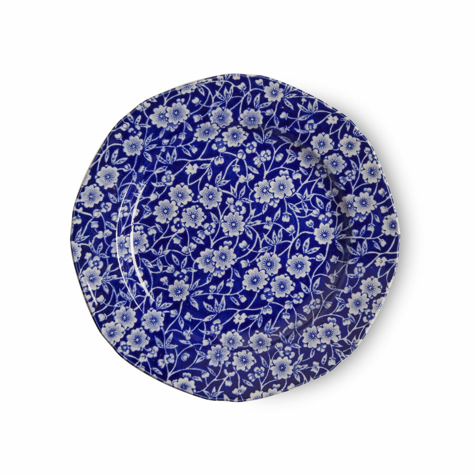 Blue Calico Plate 19cm/7.5"