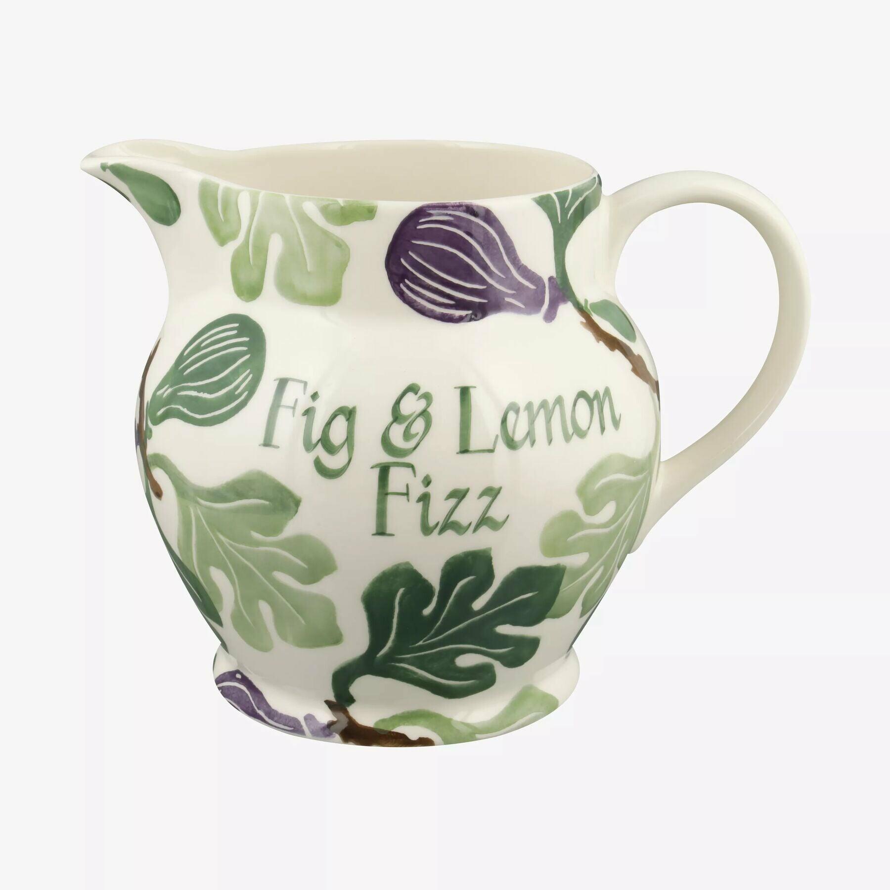 Personalised Fig 3 Pint Jug  - Customise Your Own Pottery Earthenware  | Emma Bridgewater