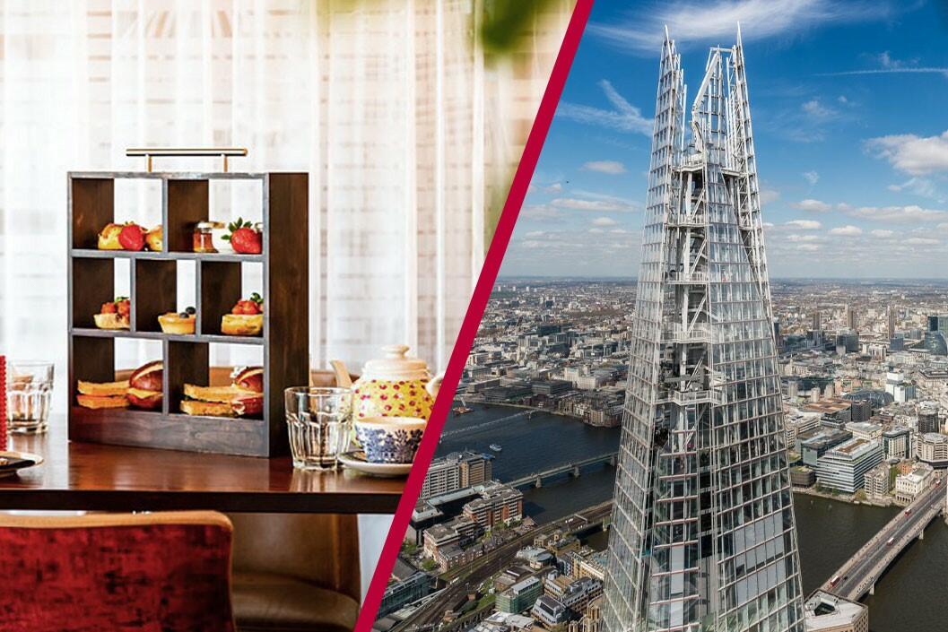 The View from The Shard and Sparkling Afternoon Tea at Marco Pierre Whites New York Italian
