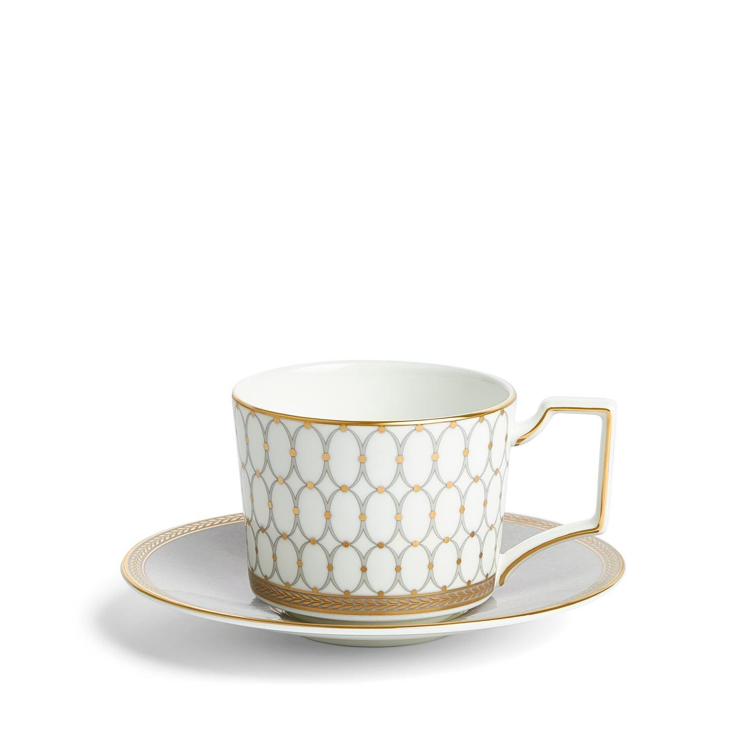 Wedgwood Renaissance Grey Teacup & Saucer