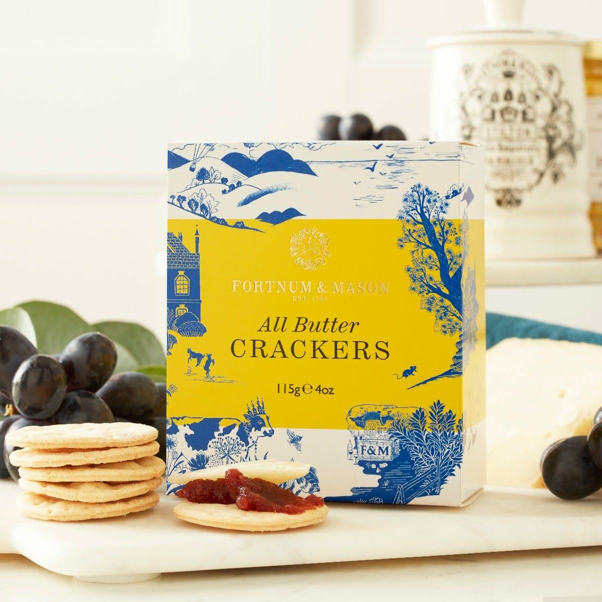 All Butter Crackers Biscuits, 115g, Fortnum & Mason