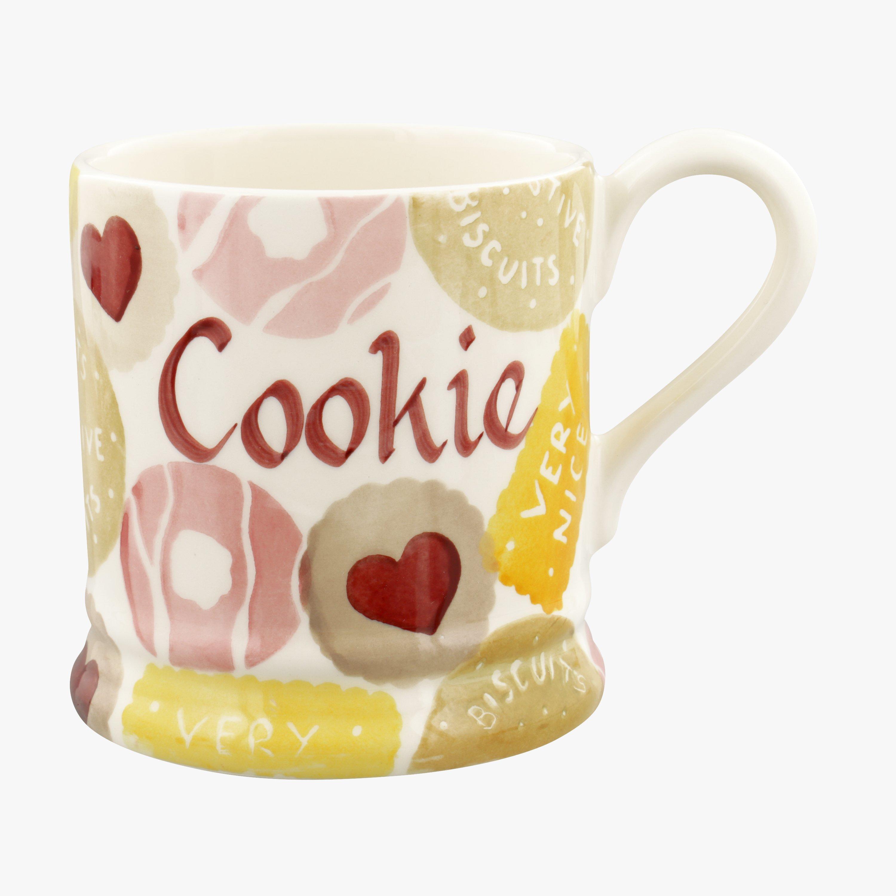 Emma Bridgewater  Personalised Biscuits 1/2 Pint Mug  - Customise Your Own Pottery Earthenware