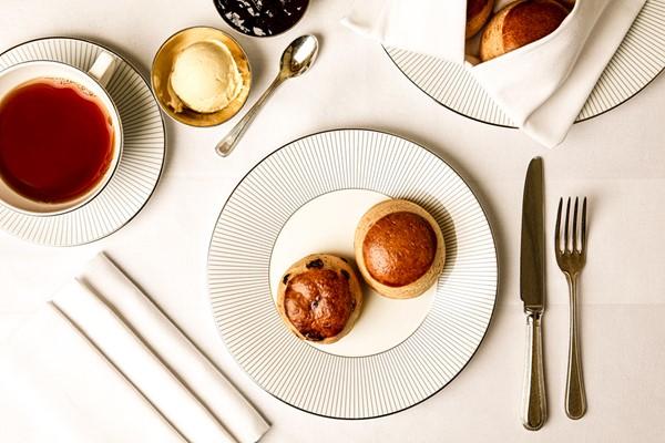 Cream Tea for Two with a Glass of Champagne for Two at Harrods