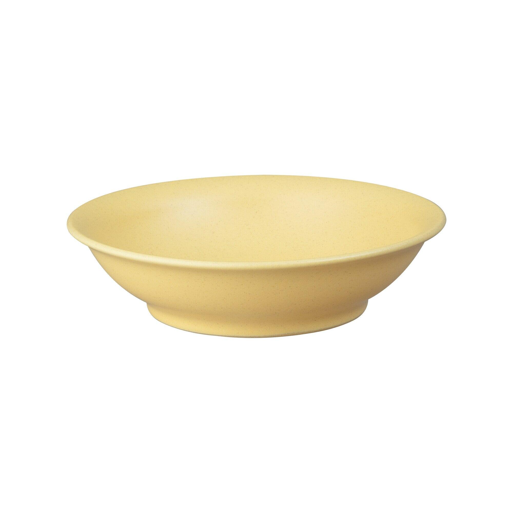 Impression Mustard Medium Shallow Bowl