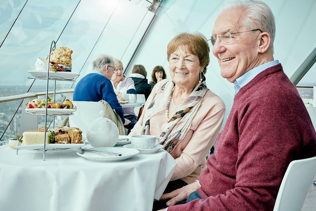 Traditional Afternoon Tea with a View at Spinnaker Tower for Two