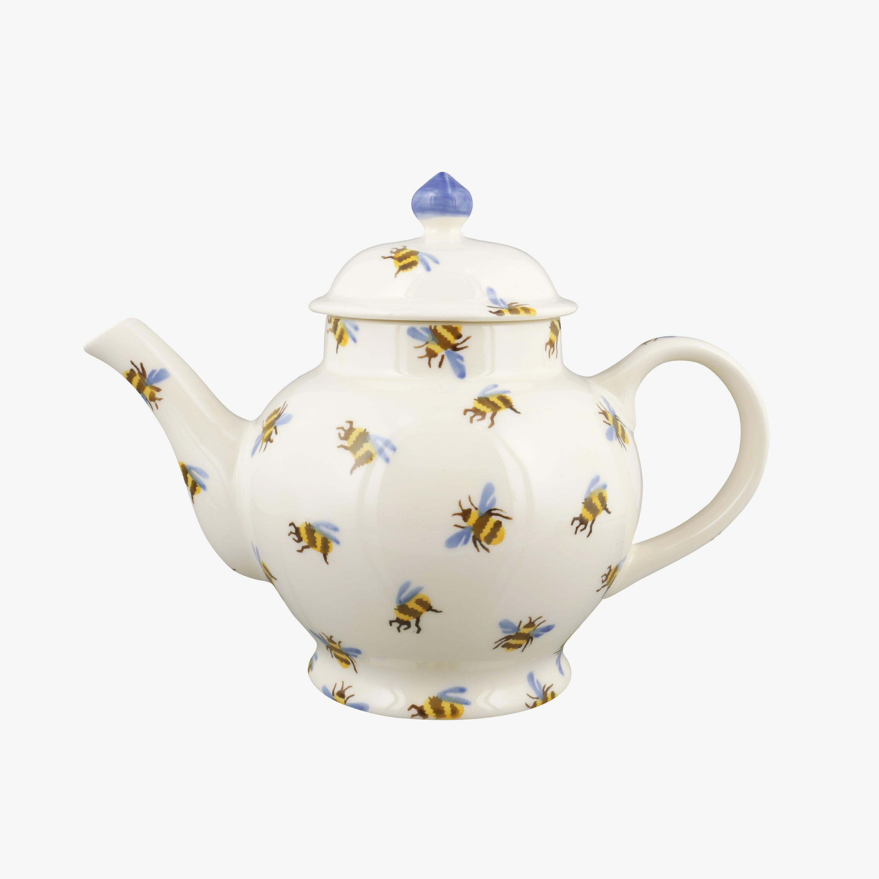 Bumblebee 4 Mug Teapot - Unique Handmade & Handpainted English Earthenware Vintage Style Teapots  | Emma Bridgewater