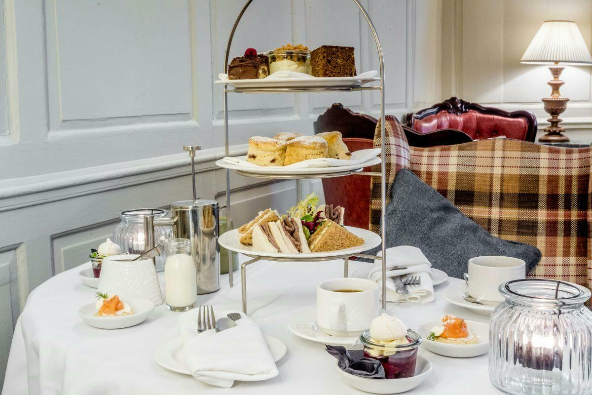 Champagne Afternoon Tea For Two At Charingworth Manor Hotel