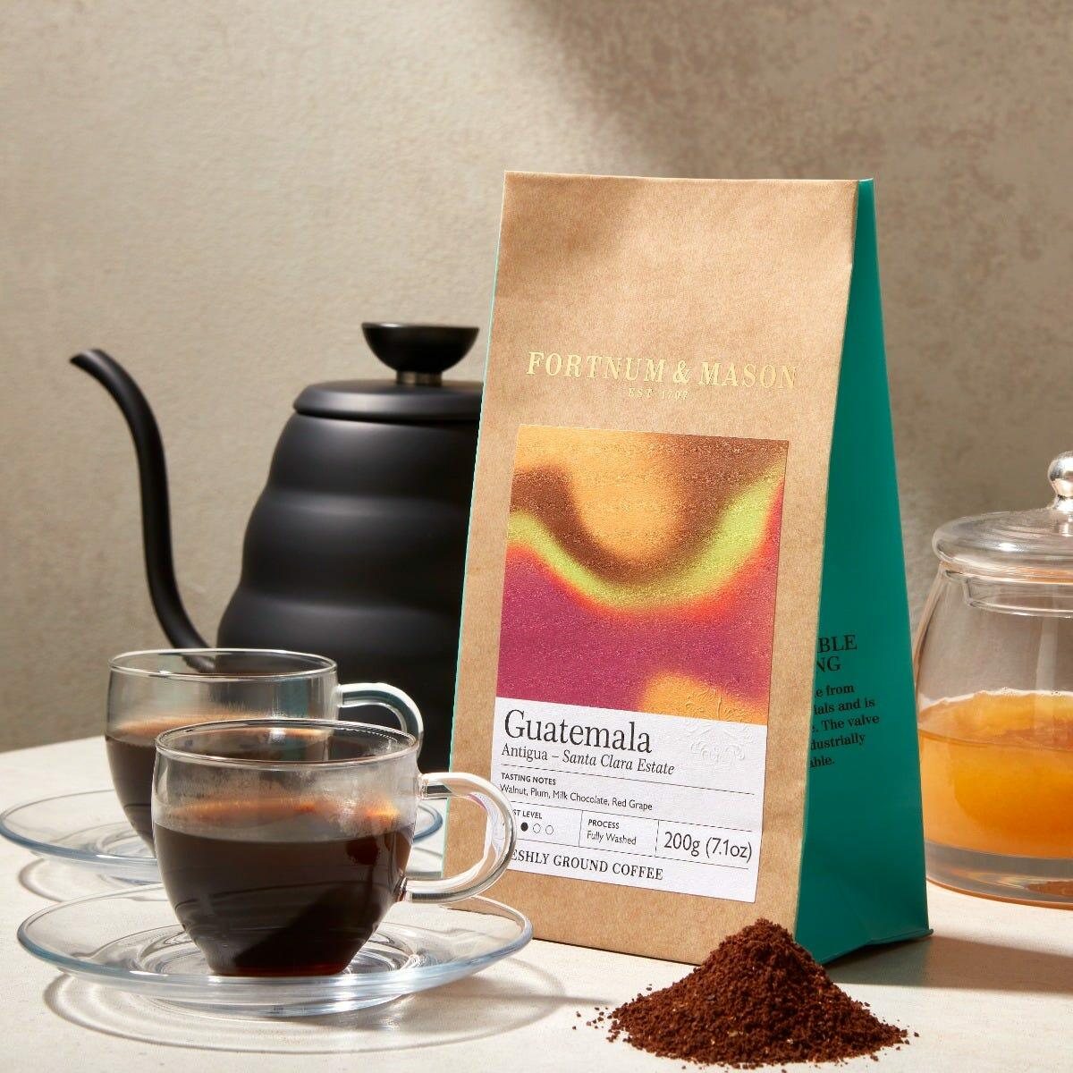 Guatemala Santa Clara Ground Coffee, 200g, Fortnum & Mason