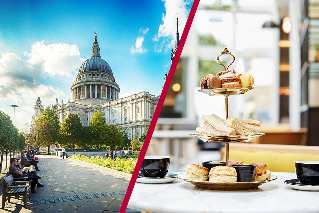 St Paul's Cathedral Visit for Two with Afternoon Tea at Novotel London Bridge