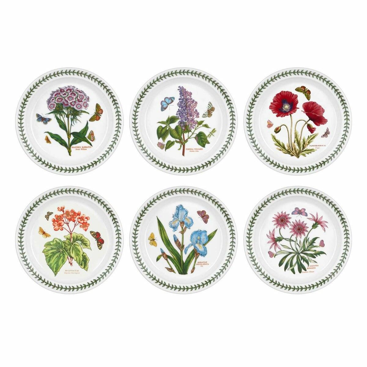Botanic Garden 20cm Plates, Set of 6