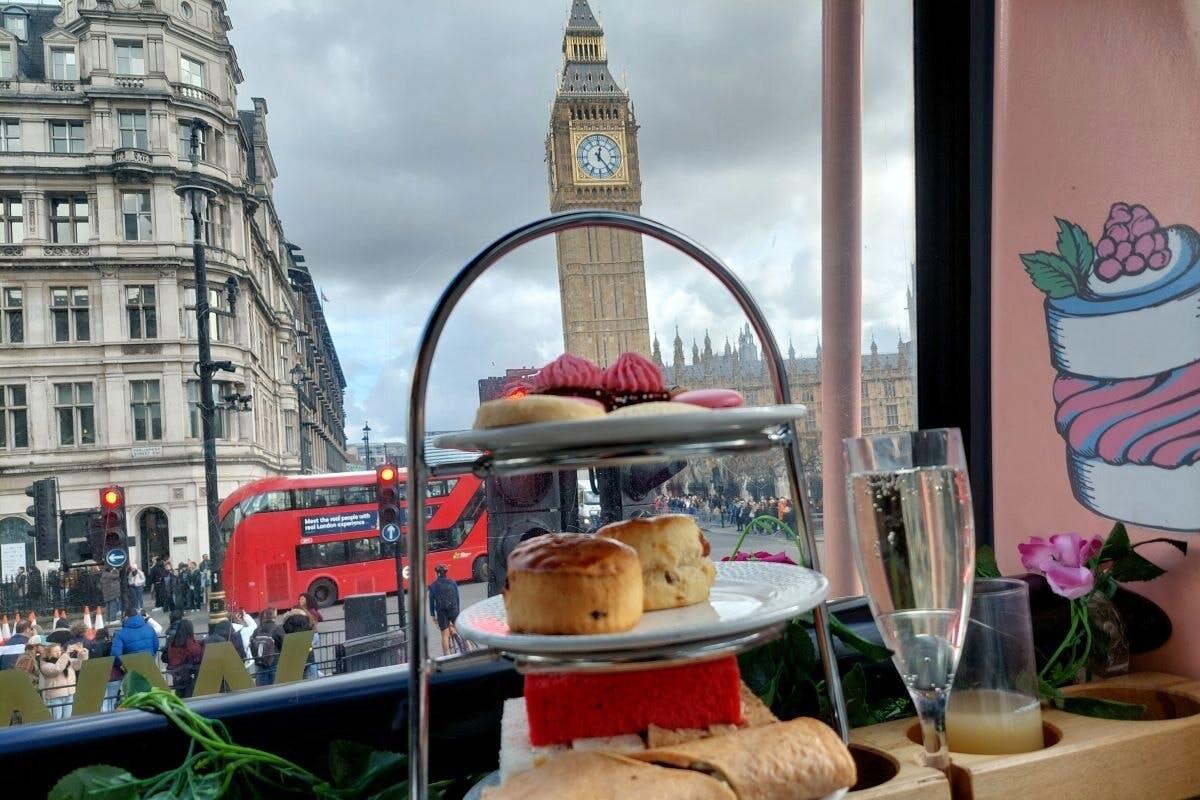 Prosecco Afternoon Tea Bus Tour of London for Two