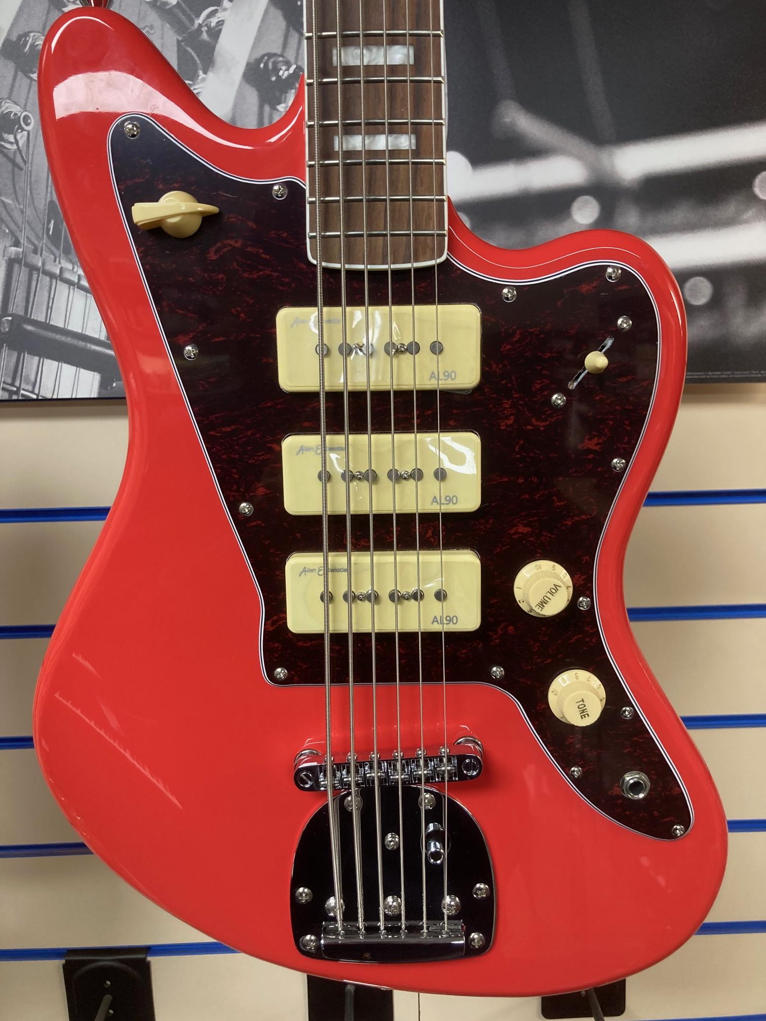 Revelation - RJT-60B 6-String Bass Fiesta Red