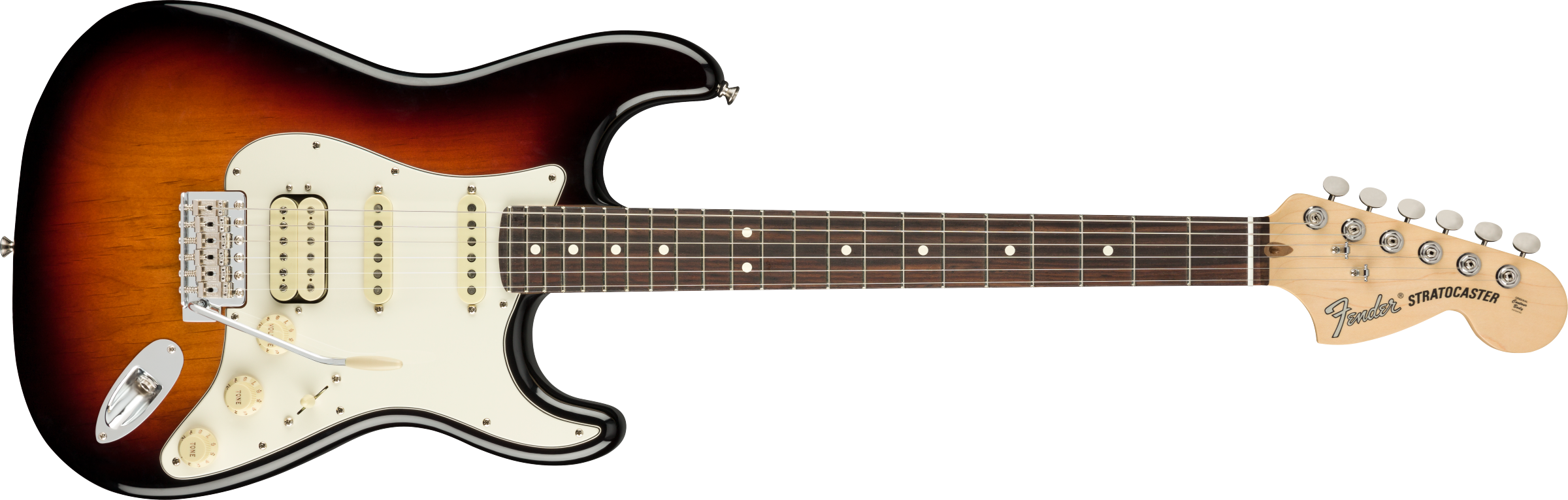 Fender - American Performer Stratocaster HSS 3-Color Sunburst RW