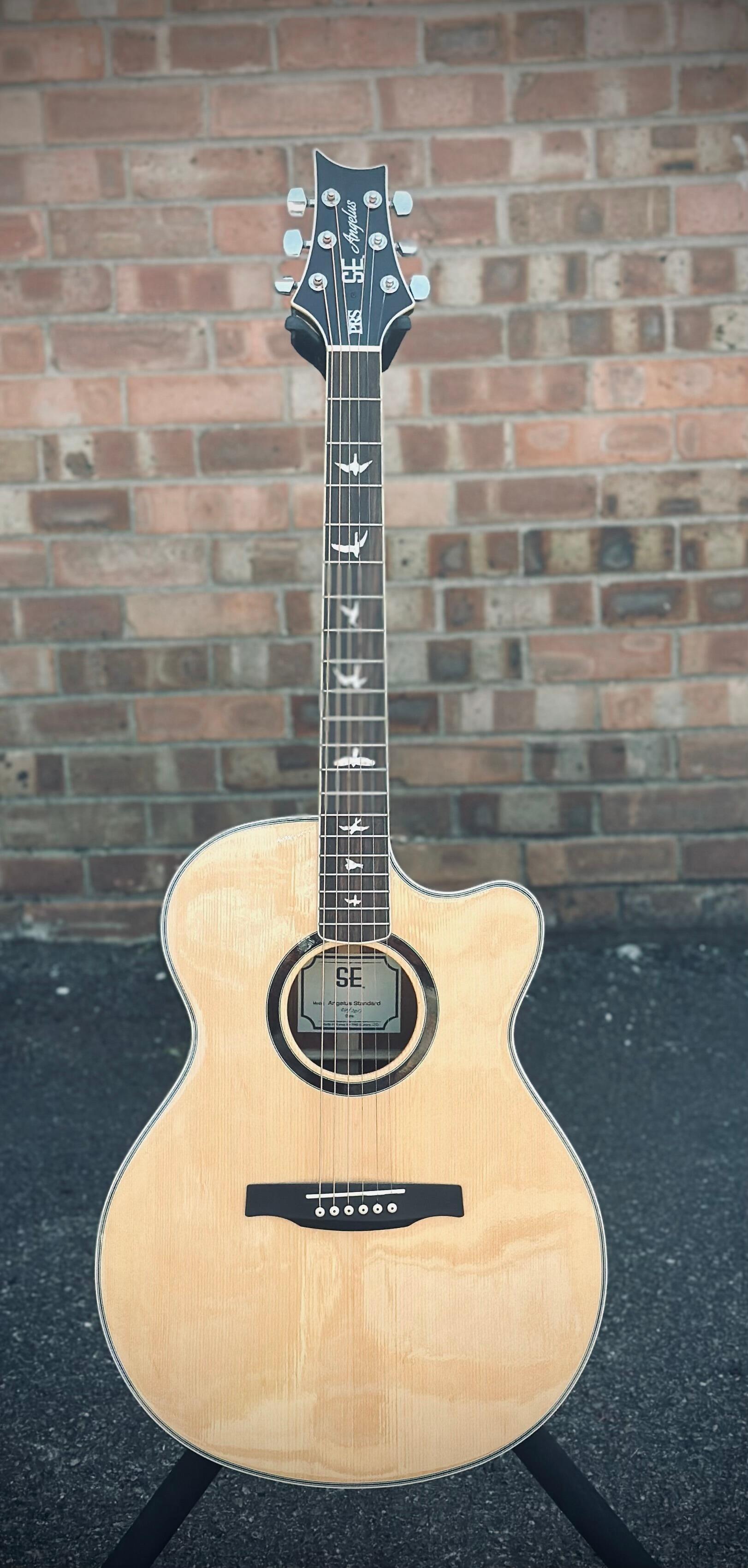 PRS SE Angelus Standard エレアコ (管理カキテ) PRS SE Angelus Standard - Natural | Sweetwater