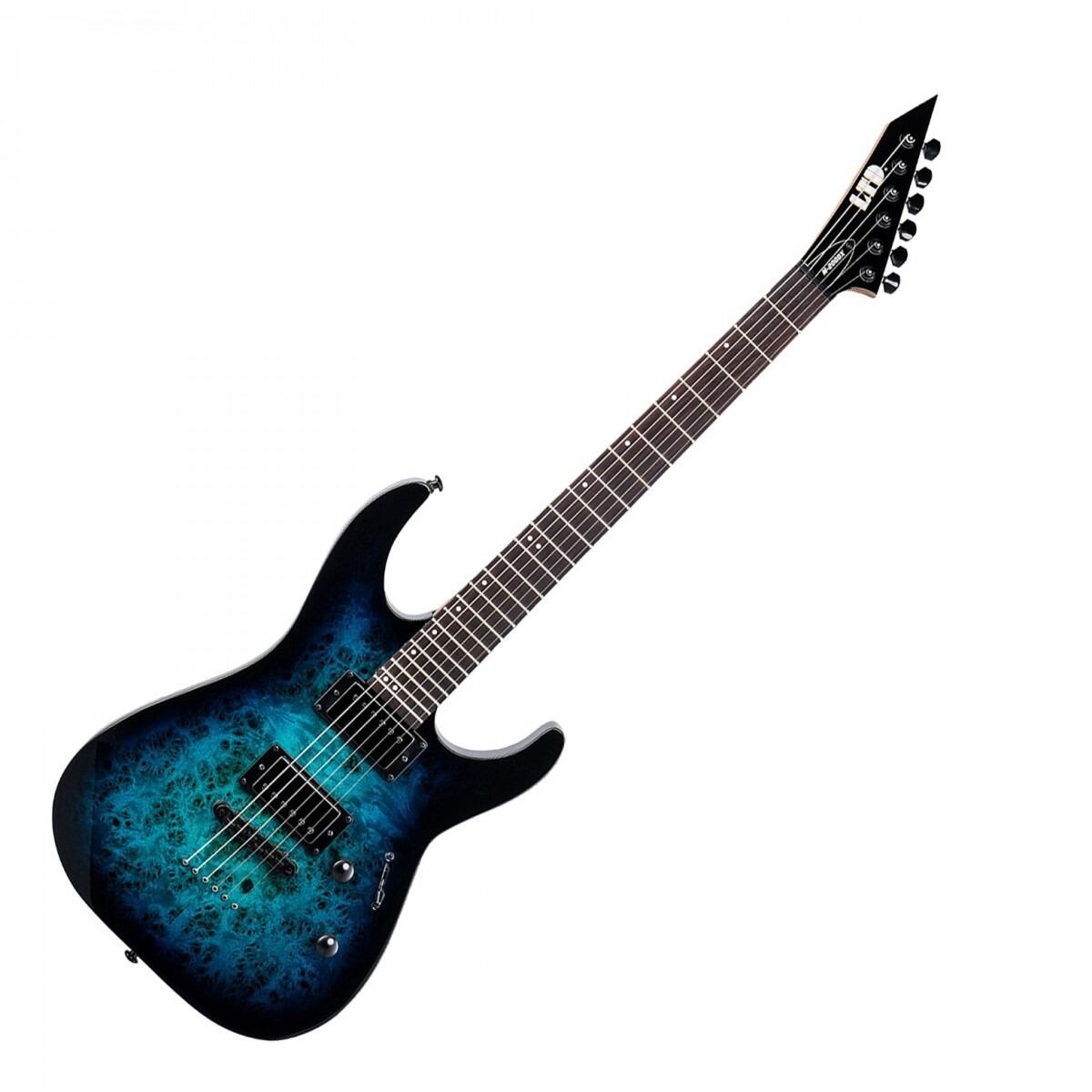 ギター Y1058 gfc GN7-200 Gloss Blue Burst QM ESP LTD - TE-200DX Blue Burst