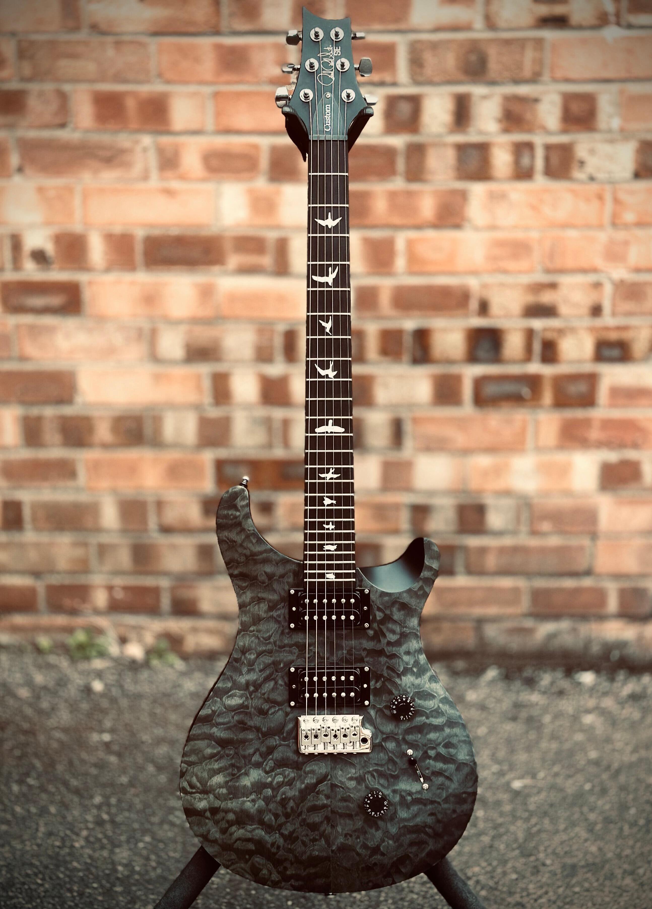 PRS - LTD Edition SE Custom 24 Quilt Stealth 2018 - Pre owned