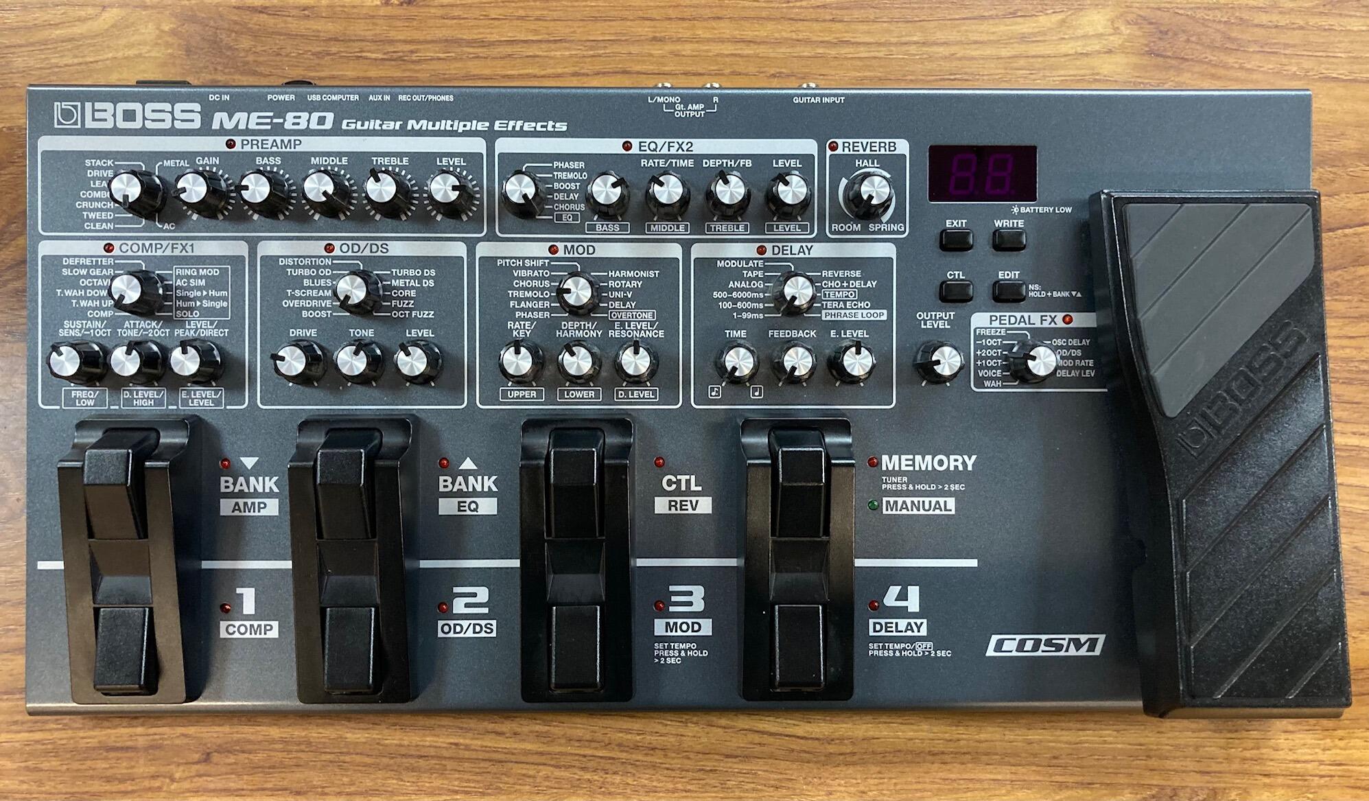 Boss ME 80 Multi Effects Pedal Pre owned