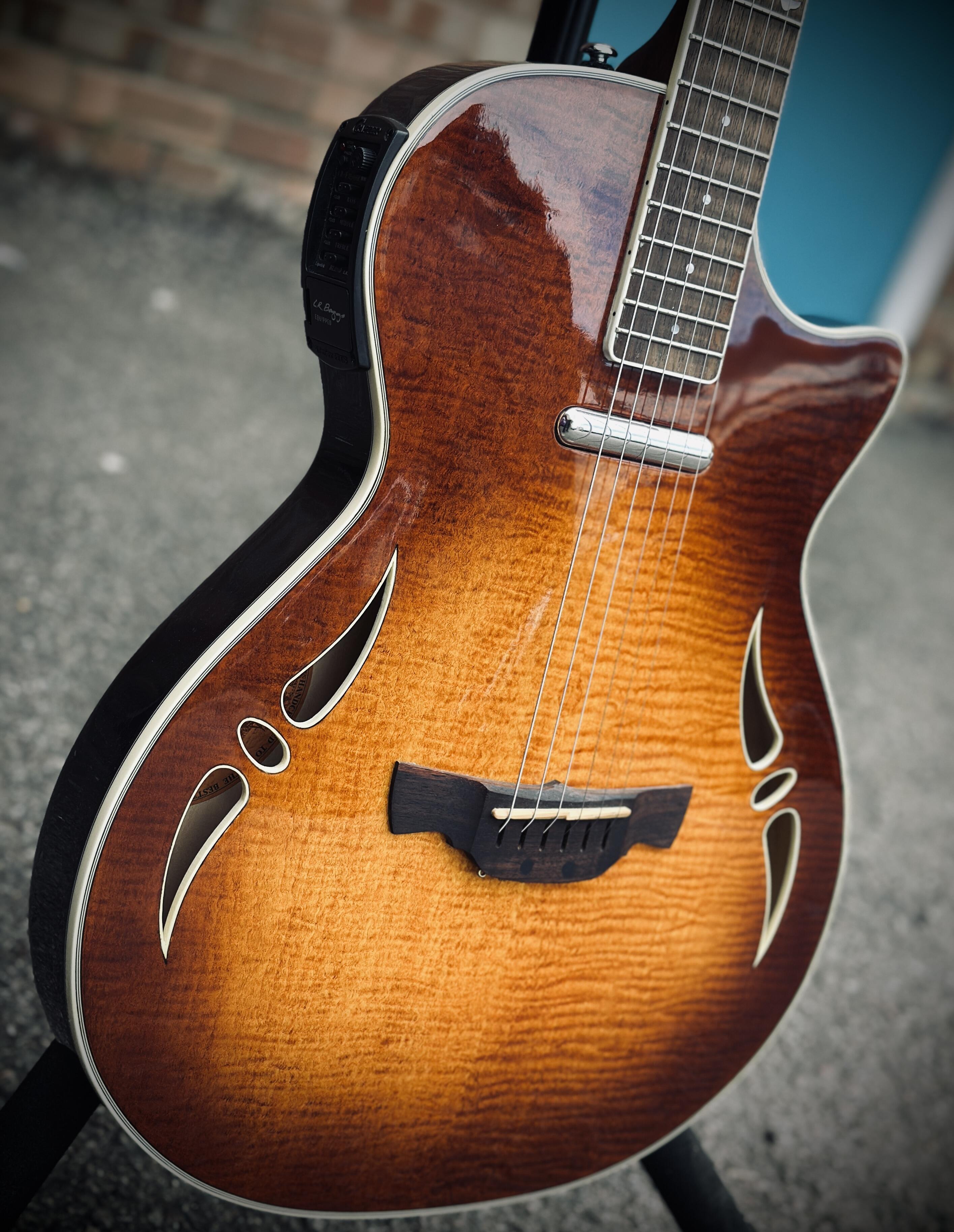 Crafter - SA-TMVS Archtop Hybris Electric Acoustic w/Hard Case Pre