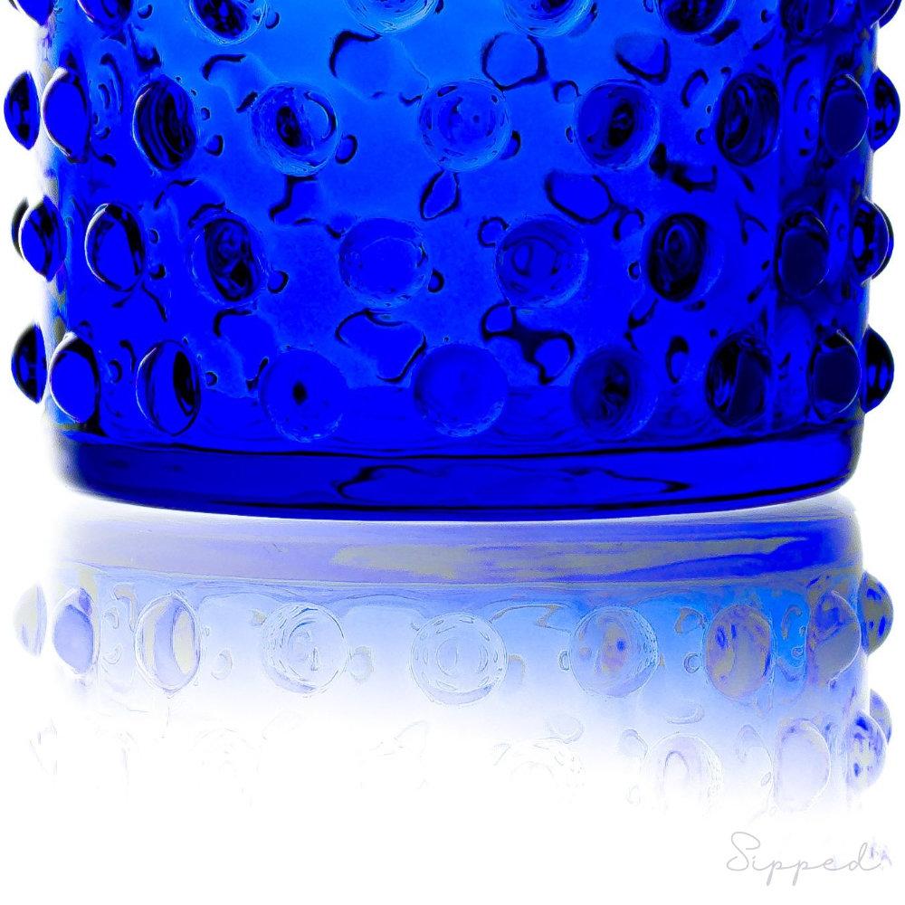 Anna von Lipa Hobnail Glass | Sky Blue