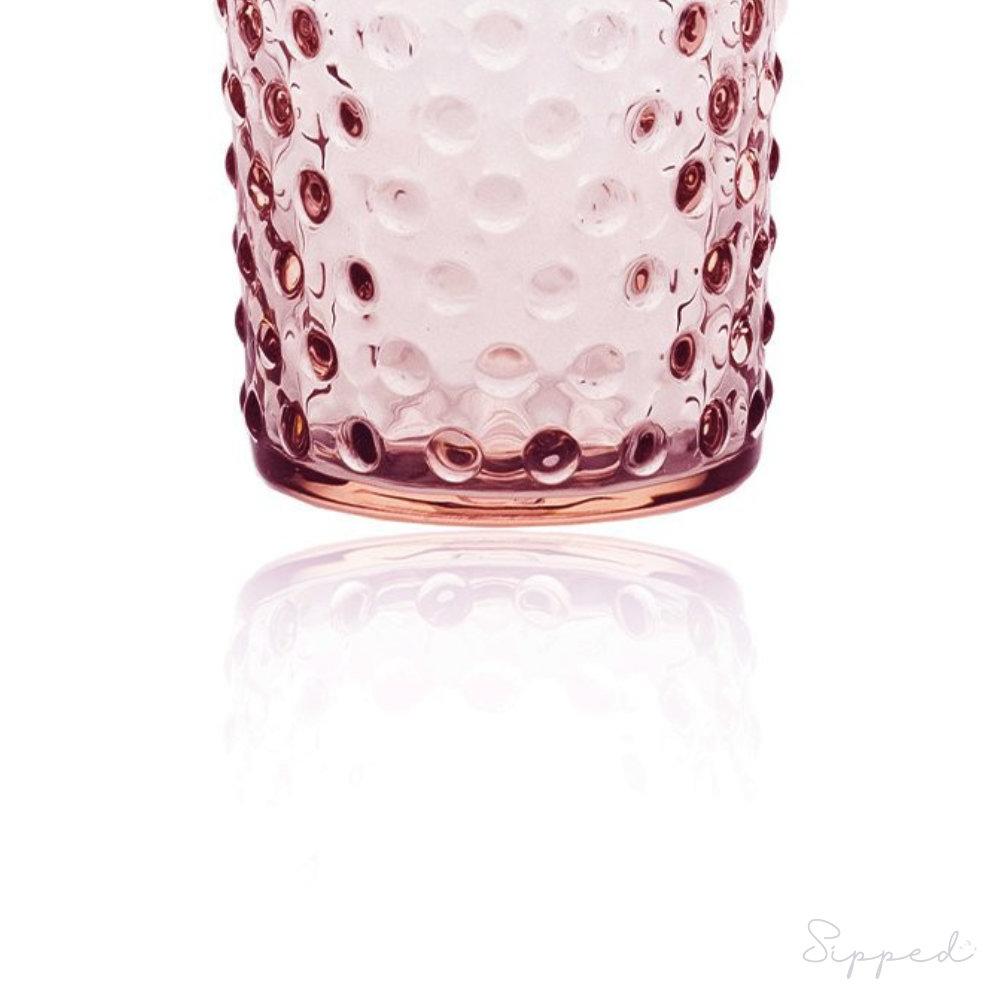 Anna von Lipa Hobnail Tumbler | Rosa