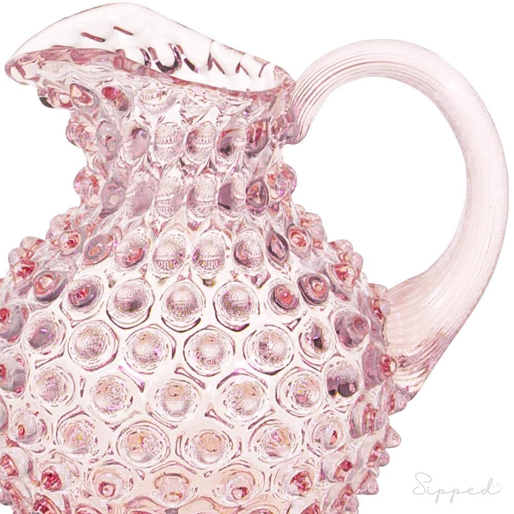 Anna von Lipa Paris Hobnail Jug | 1L | Rosa