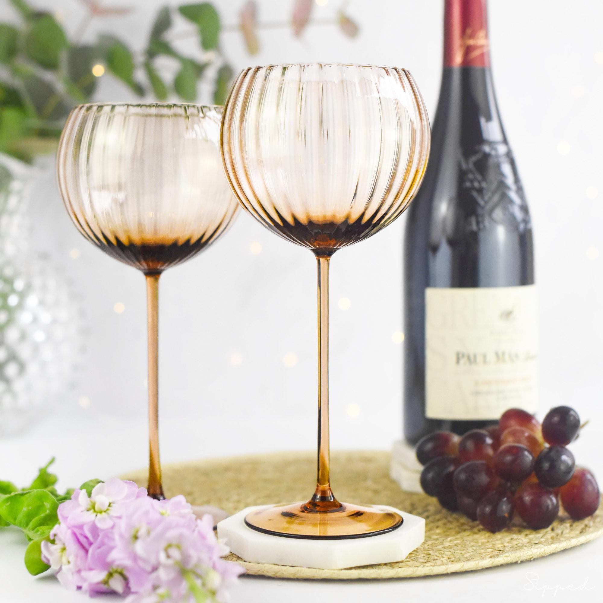Anna von Lipa Lyon Red Wine Glass | New Brown