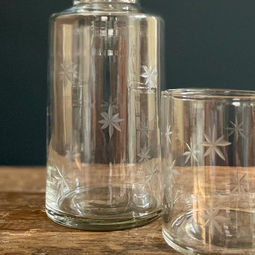 Sipped Star Night Glass Set | Clear