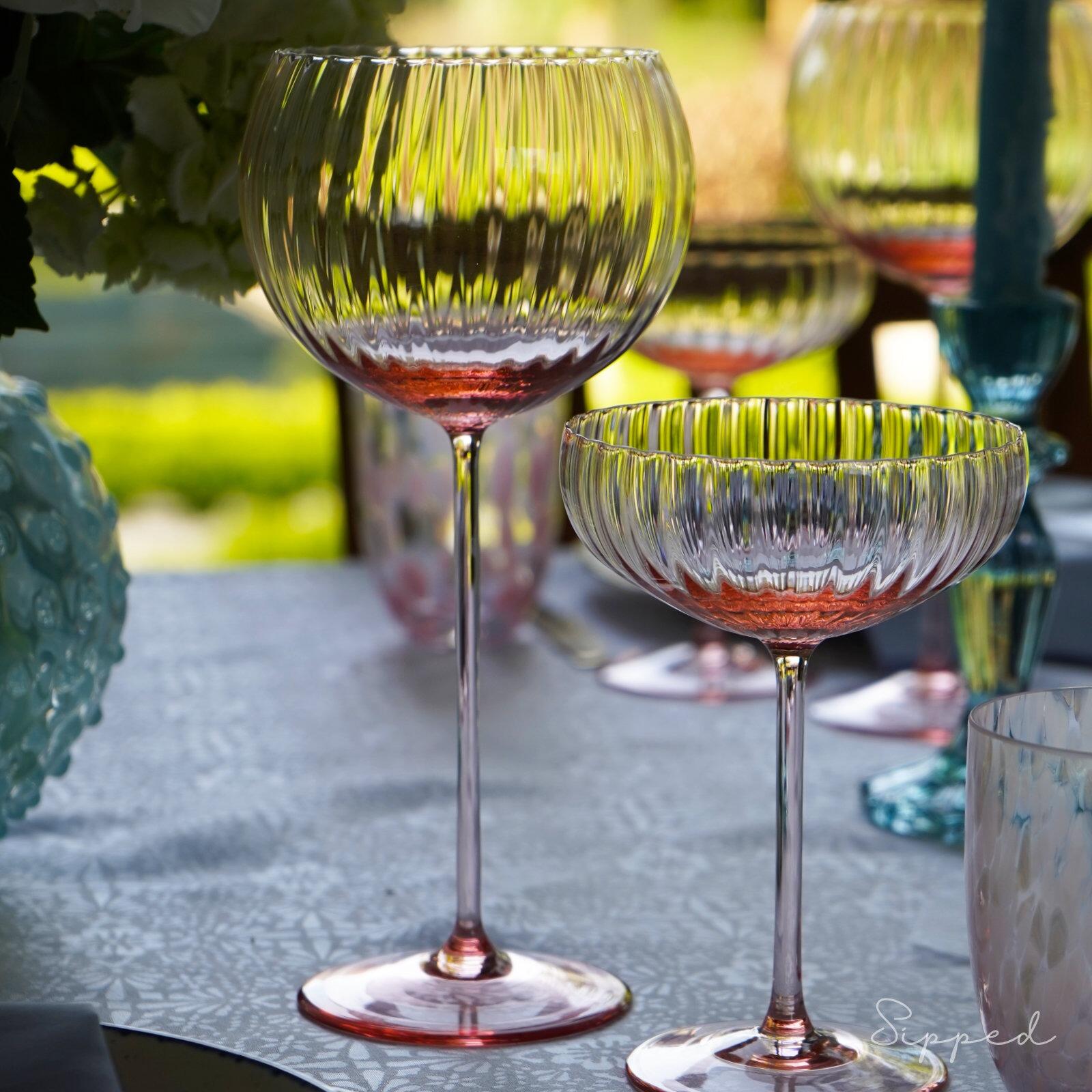 Anna von Lipa Limoux Red Wine Glass | Rosa