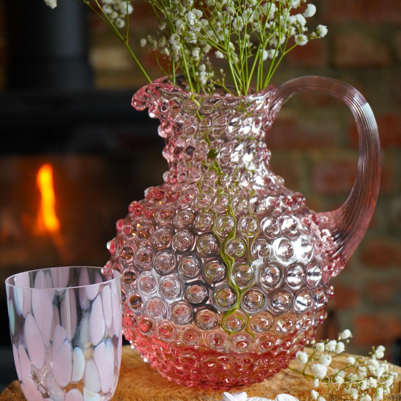 Anna von Lipa Paris Hobnail Jug | 2L | Rosa