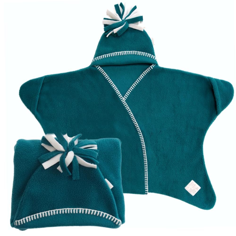 Small Starsnug Star Baby Wrap in Teal