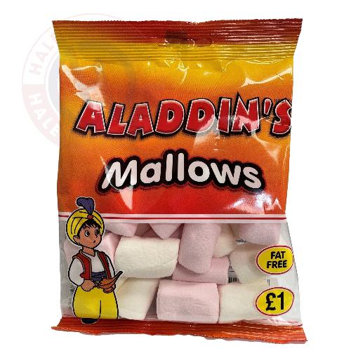 Aladdin's Pink & White Mallows Pm£1 12x120g - Halal