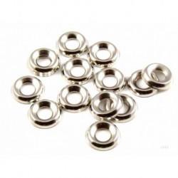 FREE UK DELIVERY NICKEL PLATED SCREW CUP WASHER SCREW SIZE No 6 SURFACE MOUNT 