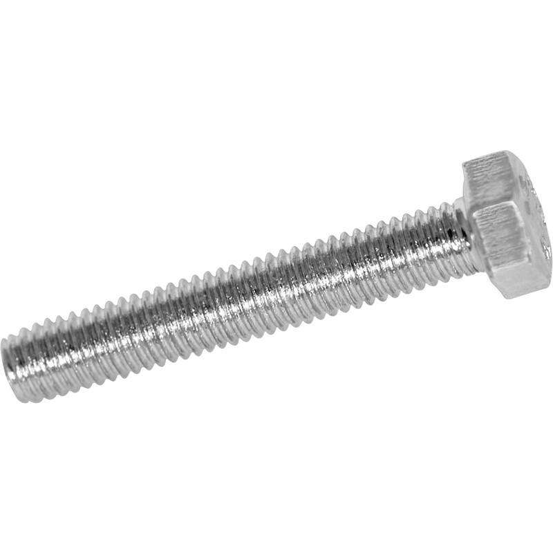 threaded bolt with hex head