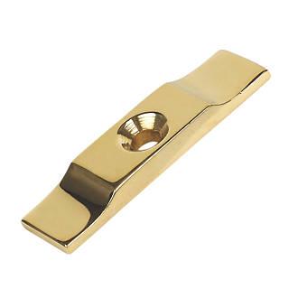 brass colored turn button latch