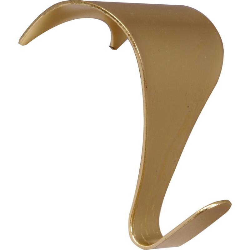 Moulding Hook Brass Plated Pack of 10